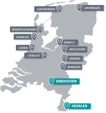 locaties Eindhoven en Heerlen