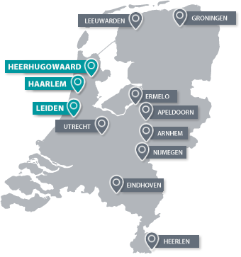 REA locaties Heerhugowaard Haarlem en Leiden